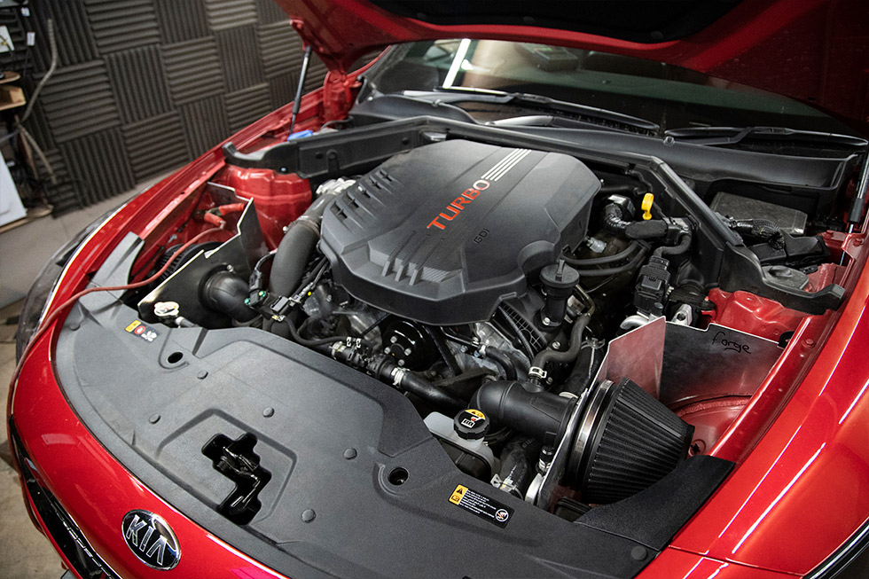 <p>Why not add&nbsp;<a href="https://www.forgemotorsport.co.uk/Gold_Heat_Resistant_Wrap--product--1697.html" target="_blank">gold&nbsp;tape</a>&nbsp;to the engine side of the aluminium shrouding to further reflect any heat soak from the engine. The Gold tape comes on a 5metre roll allowing you to apply it to your Forge product.</p>