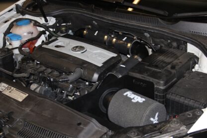 both rolling road and track testing confirmed that on a standard car the gains were between 3-5hp over the standard air box installation. However