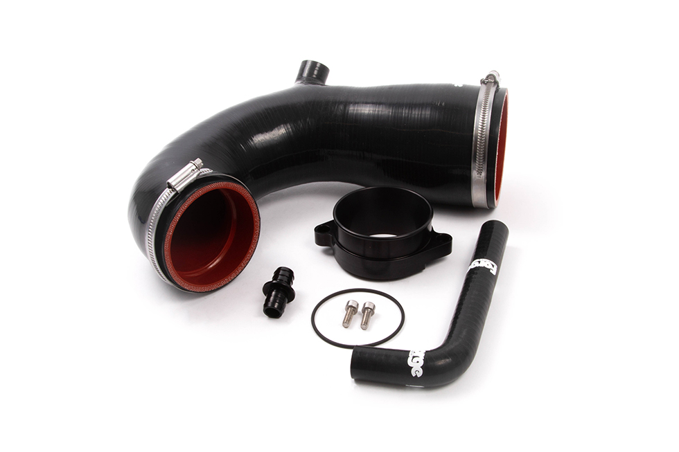 a high flow panel filter and our intake configuration will give you all that is required. The high flow inlet elbow has a special iron oxide lining to prevent fatigue even in the most extreme conditions.</p>