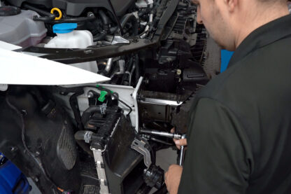 that it can be very difficult to execute the perfect blend of a high flow intercooler within such a close proximity.</p>