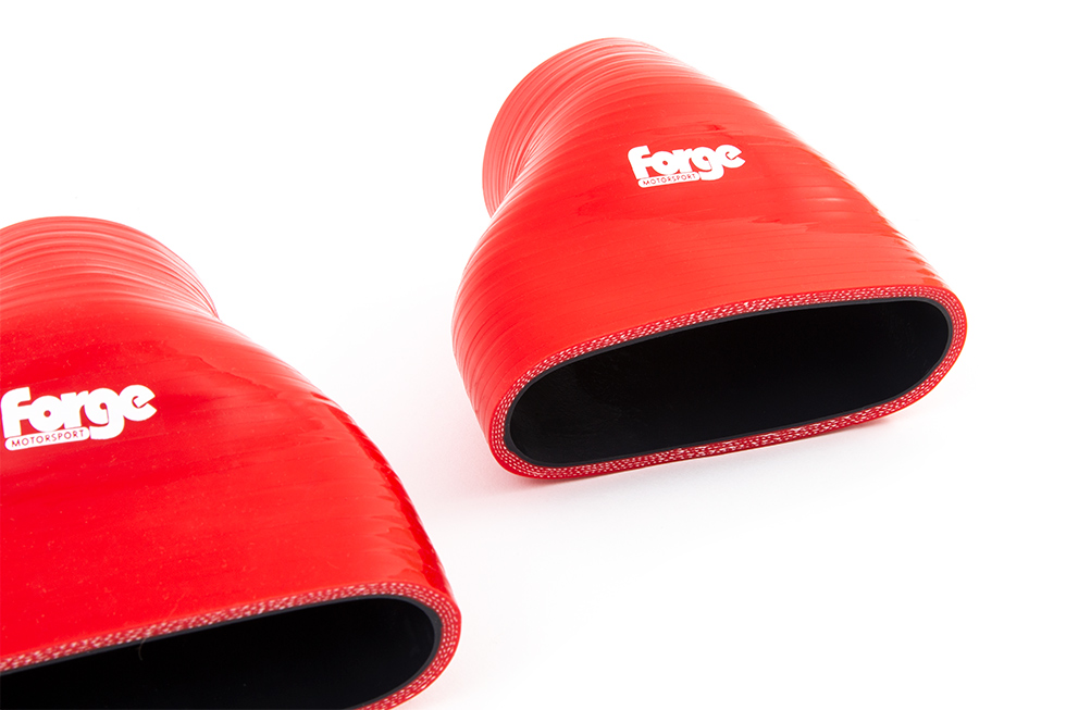 the Forge inlet hoses will long outlast the OEM counterpart and along with improving aesthetics