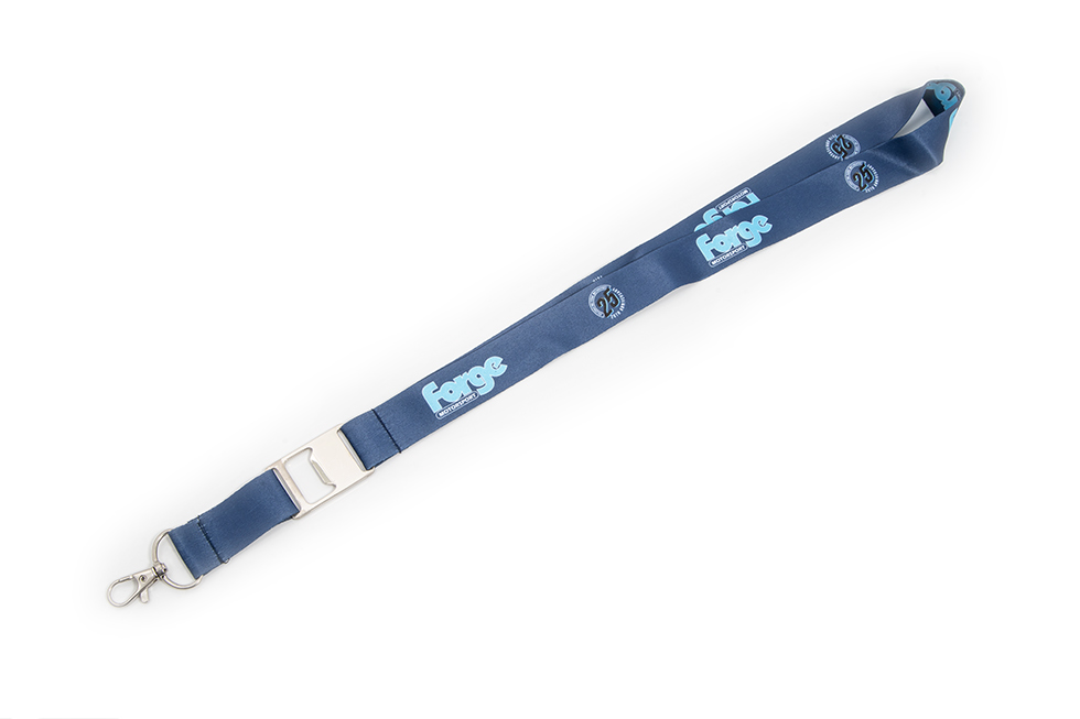 <p>Forge Motorsport '25 Years of Forge' Lanyard with bottle opener. The perfect way to carry your keys