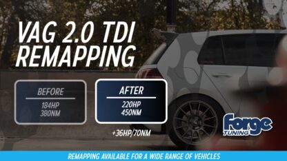 more power and torque is produced throughout the rev range improving drivability and offering a broader power band to exploit the full potential of the VAG power unit.</p>