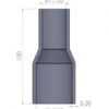 <li>Large diameter: 38mm (1 1/2").</li>