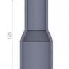 <li>Large diameter: 60mm (2 3/8").</li>