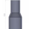 <li>Large diameter: 89mm (3 1/2").</li>