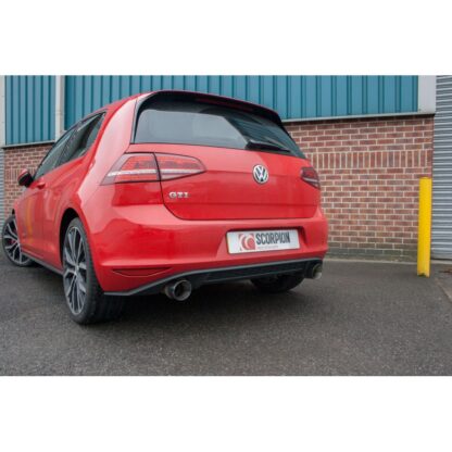 <p>3" Scorpion Non Resonated Cat Back Exhaust system with 100mm Daytona Polished Tips</p>