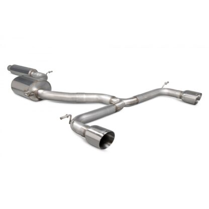 <p>3" Scorpion Non Resonated Cat Back Exhaust system with 100mm Daytona Polished Tips</p>