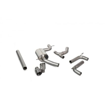 <p>3" Scorpion Non Resonated Cat Back Exhaust system with 100mm Daytona Polished Tips</p>