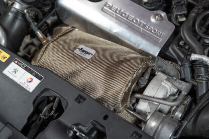 <p>The Forge Motorsport FMTUBL14 is a turbo blanket that has been specifically designed for the <strong>Peugeot 308 GTI MK2</strong>. This turbo blanket is designed&nbsp;to&nbsp;isolate the radiant heat produced by the turbocharger. The OE heat shield still allows a considerable amount of heat transfer thus creating a warmer engine compartment