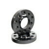 <p>These CNC machined precision alloy wheel spacers are 20mm thick with a 66.5mm bore and dual 5 stud bolt pattern for both 100 and 112mm PCD fitments. The spacers are anodised black to inhibit corrosion and "bonding" to the wheel or hub and are machined with an alloy spigot to allow centering on the hub. (often called "hubcentric" spacers) The spacers are suitable for most vehicles produced by Volkswagen Group. A 20mm spacer will give an overall track increase of 40mm when fitted to both sides of an axle.</p>