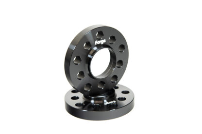 <p>These CNC machined precision alloy wheel spacers are 20mm thick with a 66.5mm bore and dual 5 stud bolt pattern for both 100 and 112mm PCD fitments. The spacers are anodised black to inhibit corrosion and "bonding" to the wheel or hub and are machined with an alloy spigot to allow centering on the hub. (often called "hubcentric" spacers) The spacers are suitable for most vehicles produced by Volkswagen Group. A 20mm spacer will give an overall track increase of 40mm when fitted to both sides of an axle.</p>
