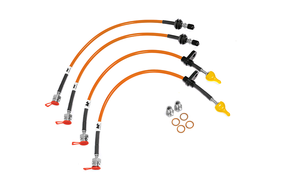 <li>Reduces pedal sponginess under hard braking</li>