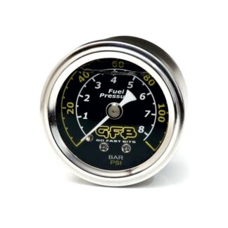 The GFB Fuel Pressure Gauge is suitable for Petrol/Gasoline