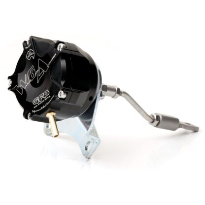The WGA is a high performance internal wastegate actuator designed to improve boost control on internally wastegated turbos. By using a significantly larger diaphragm area than the OEM actuator