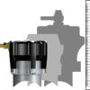 300psi and standing only 86mm tall (including the weld-on adaptor)