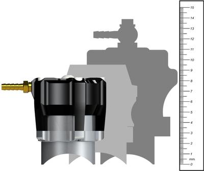 300psi and standing only 86mm tall (including the weld-on adaptor)