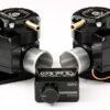 Dual outlets with patented Venting Bias Adjustment - can be infinitely adjusted between full recirc (silent) and full atmosphere (loud)