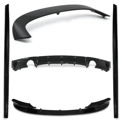 Gloss black finish to complement your BMW's paintwork