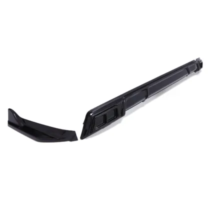 Gloss black finish with no need for prepping and paint