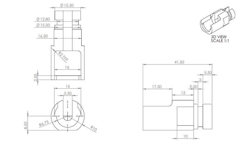 SPF4954K SuperPro Brake Line Spacer Kit