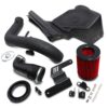 we recommend removing the upper radiator shroud located behind the front bumper and opening up the passenger side slam panel air feed. 