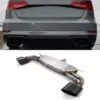 Gravity Performance tailpipe conversion kits are designed to replace the rear section of your OE exhaust with dual exit pipes. Our Gravity Performance exhaust conversion fits with RS3 style diffusers to give your vehicle a full RS3 look.