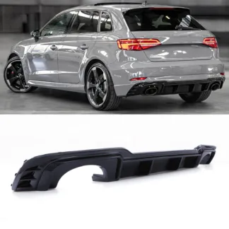 Gravity Performance rear diffusers are specifically designed to improve your A3’s aesthetics with distinctive styling. Our rear diffusers complement your A3’s other styling elements and pair well with our range of splitters and side skirts.