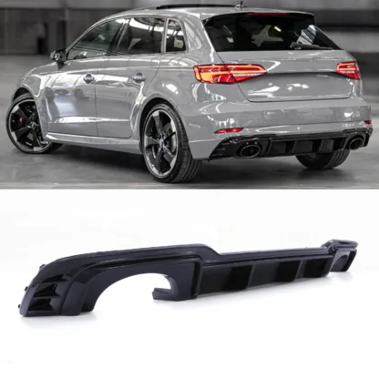 Gravity Performance rear diffusers are specifically designed to improve your A3’s aesthetics with distinctive styling. Our rear diffusers complement your A3’s other styling elements and pair well with our range of splitters and side skirts.