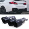 Gravity Performance tailpipes designed to replace the OEM exhaust tips with quad exit pipes. Our Gravity Performance exhaust conversion fits with M5 style diffusers to give your vehicle a full M5 look.