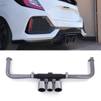 Gravity Performance tailpipe conversion kits are designed to replace the rear section of your OE exhaust with triple exit pipes. Our Gravity Performance exhaust conversion fits with Type R style diffusers to give your vehicle a full Type R look.