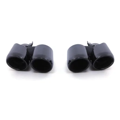 Gloss black upgrade over OEM exhaust tips