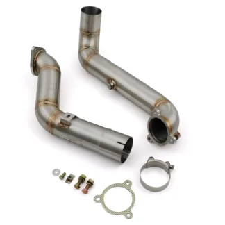Gravity Performance decats instantly increase power by allowing exhaust gasses to exit the vehicle quicker. Our decats are designed to be direct replacements for the OEM catalytic converter