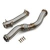Gravity Performance decats are made to completely replace the stock catalytic converter eliminating all restrictions. Our decats improve throttle response and allow for improved exhaust flow increasing power and torque.