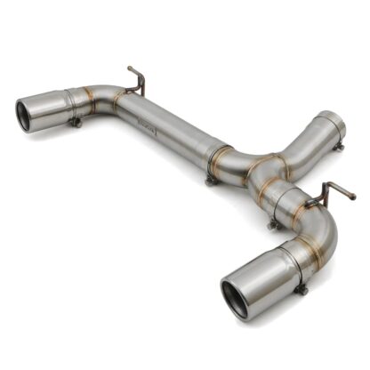 Gravity Performance back box deletes are designed and manufactured to enhance the sound and appearance of the rear of your M135i. All systems are designed in house using the OEM mounting points to ensure smooth fitment every time.