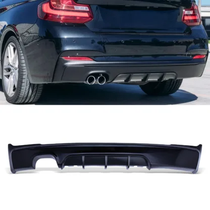 Gravity Performance rear diffusers are the perfect aesthetic upgrade to the rear end of your 2 Series