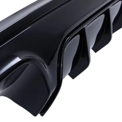 Designed to accommodate the OEM twin exit exhaust tip