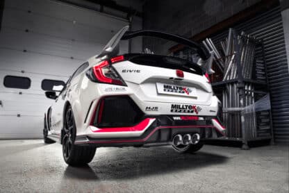 <p>Milltek Honda Civic FK8 Type R Resonated Cat Back with Polished GT-100 Tips</p>