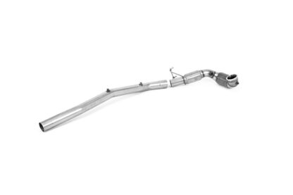 <p>94mm / 3.7inch ID Turbo Outlet to 80mm / 3.15inch Downpipe with 200CPSI HJS Cat