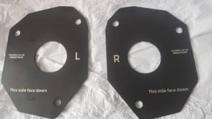 The Mods4U Strut Reinforcement Plates (SRPs) will strengthen your strut towers from the common mushrooming effect know on the Gen 1 BMW Minis. They are an important upgrade and preventative measure for the Mini