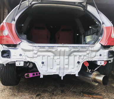 we highly recommend using our Exoracing polyurethane exhaust hanger mounts. Over time