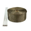 Exhaust wrap is easy to install and is a popular heat management method for racing teams worldwide. To use it