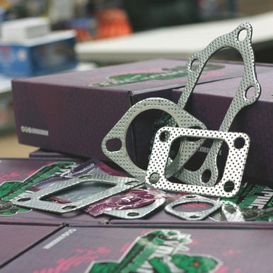 The Exoracing 5-bolt turbo downpipe gaskets are a reliable