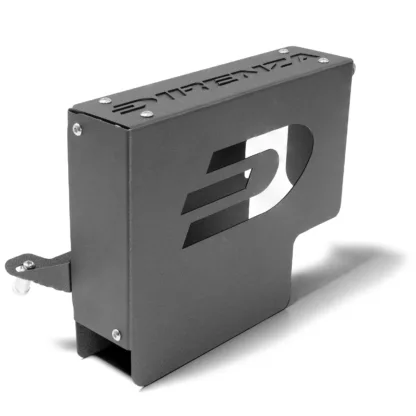 the Direnza ECU Heat Shield is a stylish accompaniement to a cold air induction setup.