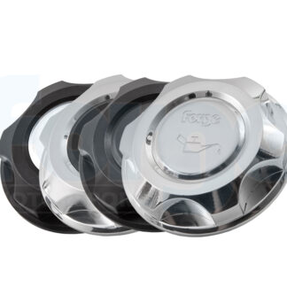 <p>FMCAP9 is Forge Motorsport's machined billet oil cap which replaces the OE plastic item found in many Hyundai/Kia vehicles. Like all of our caps and covers