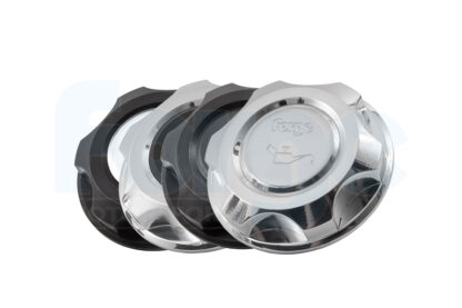 <p>FMCAP9 is Forge Motorsport's machined billet oil cap which replaces the OE plastic item found in many Hyundai/Kia vehicles. Like all of our caps and covers