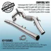 Gravity Performance decats instantly increase power by allowing exhaust gasses to exit the vehicle quicker. Our decats are designed to be direct replacements for the OEM catalytic converter