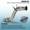 Gravity Performance decats are engineered to instantly increase power by allowing exhaust gases to exit the vehicle more efficiently. Designed as a direct replacement for the OEM catalytic converter and DPF