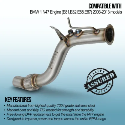Gravity Performance decats are engineered to instantly increase power by allowing exhaust gases to exit the vehicle more efficiently. Designed as a direct replacement for the OEM catalytic converter and DPF