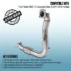 Gravity Performance decats are made to completely replace the stock catalytic converter eliminating all restrictions. Our Performance decats improve throttle response and allow for improved exhaust flow increasing power and torque.